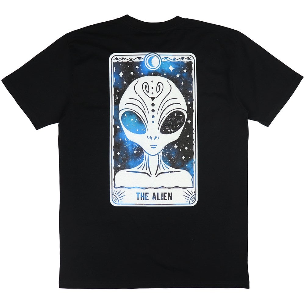 Alien Tarot T-Shirt  - Black