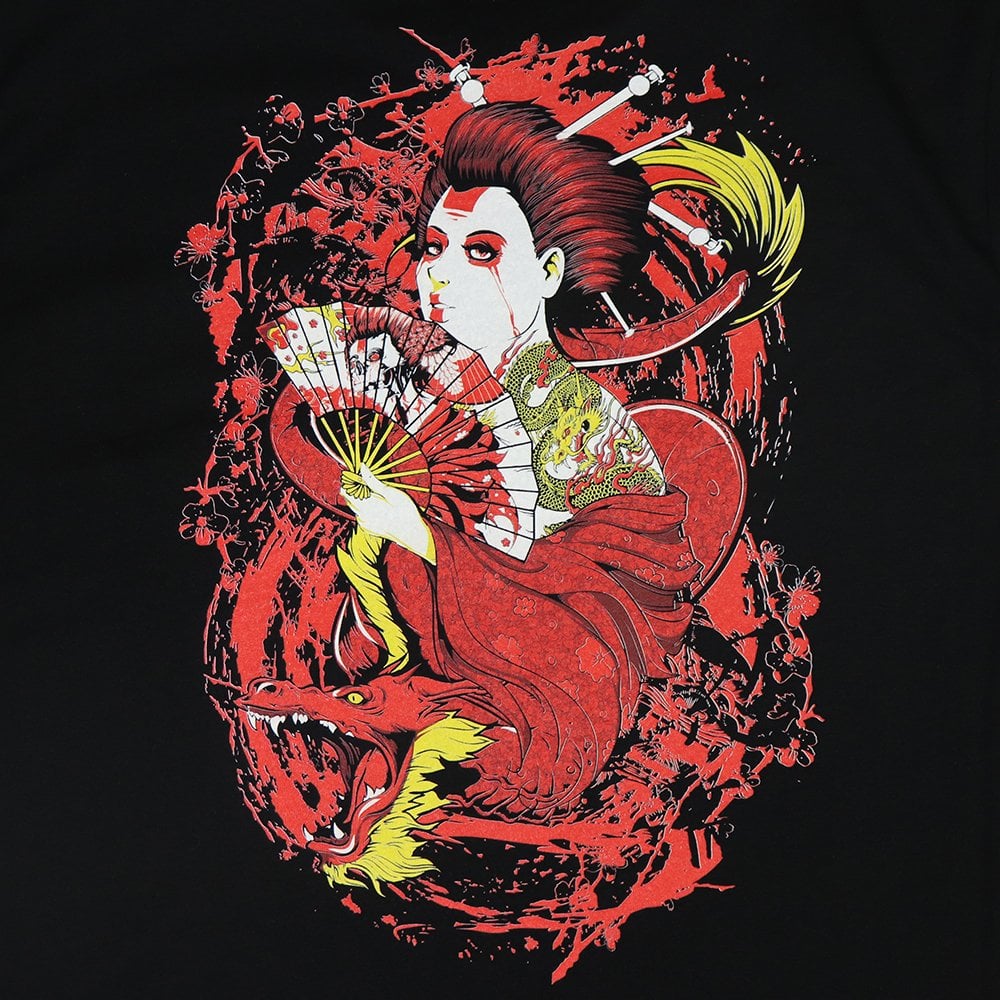 Geisha T-Shirt  - Black
