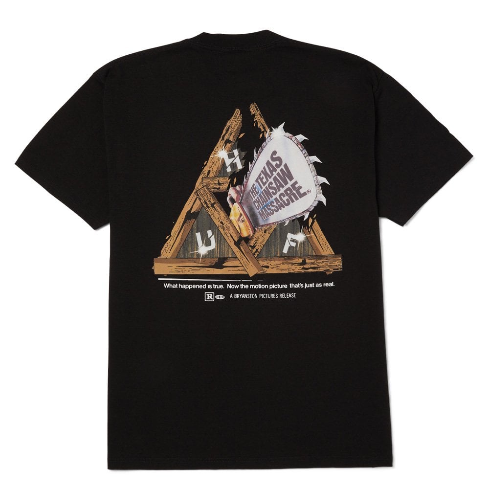 Chainsaw Triple Triangle T-Shirt - Black