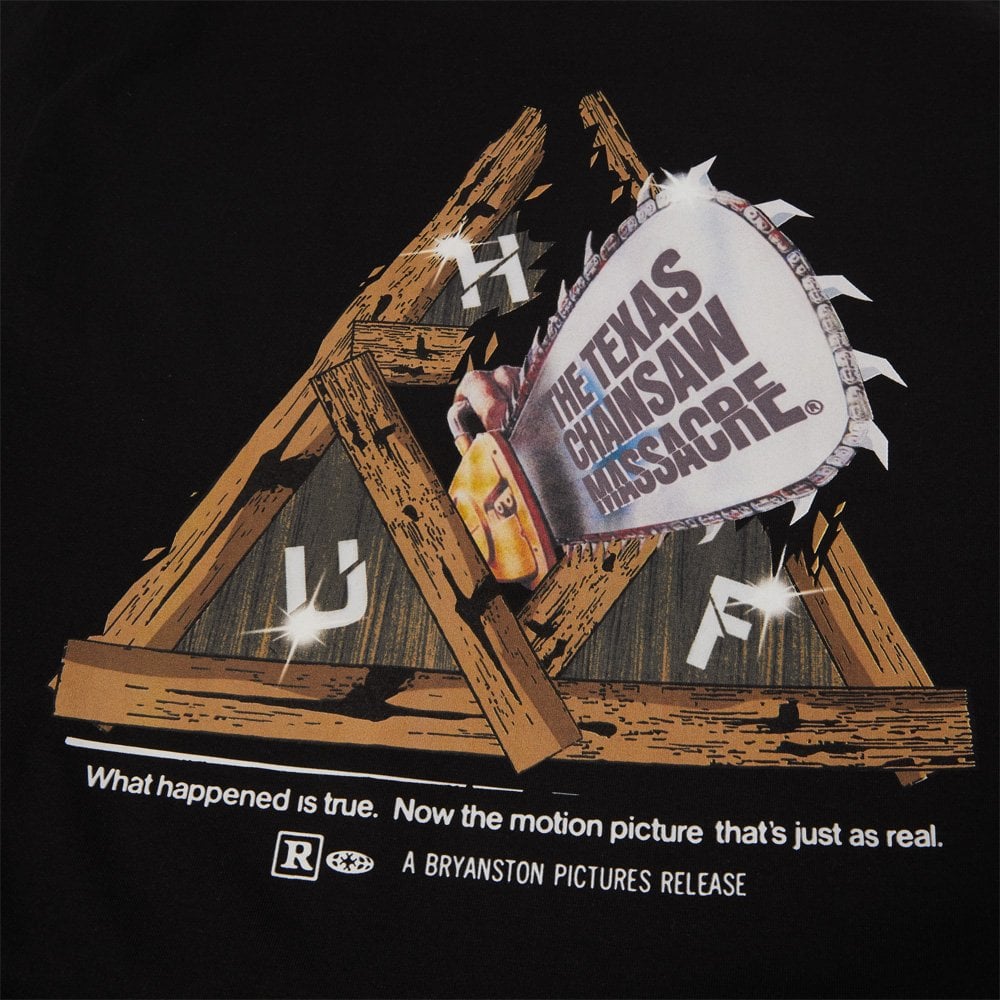 Chainsaw Triple Triangle T-Shirt - Black