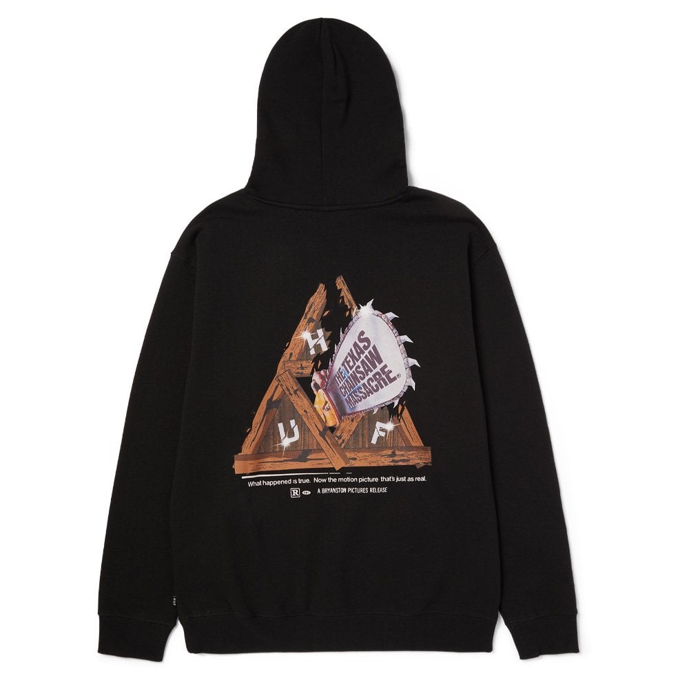 Chainsaw Triple Triangle Hoodie - Black