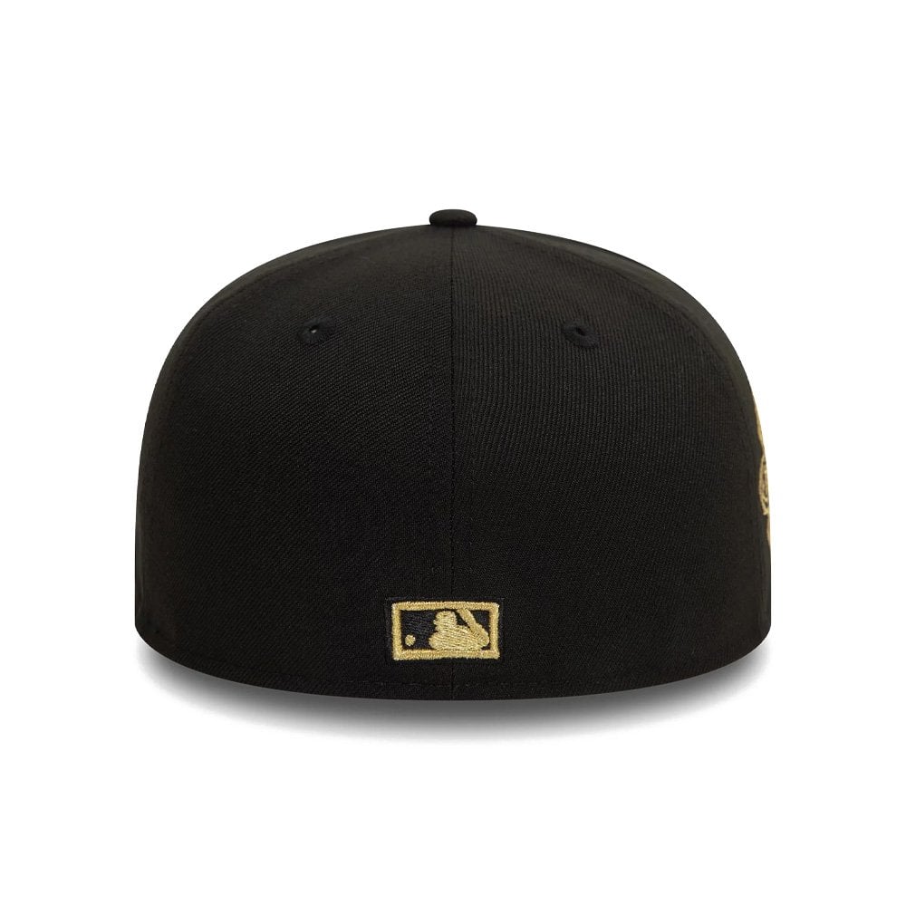 Cooperstown Metallic 59FIFTY Fitted Cap - Blk/Gold Chi