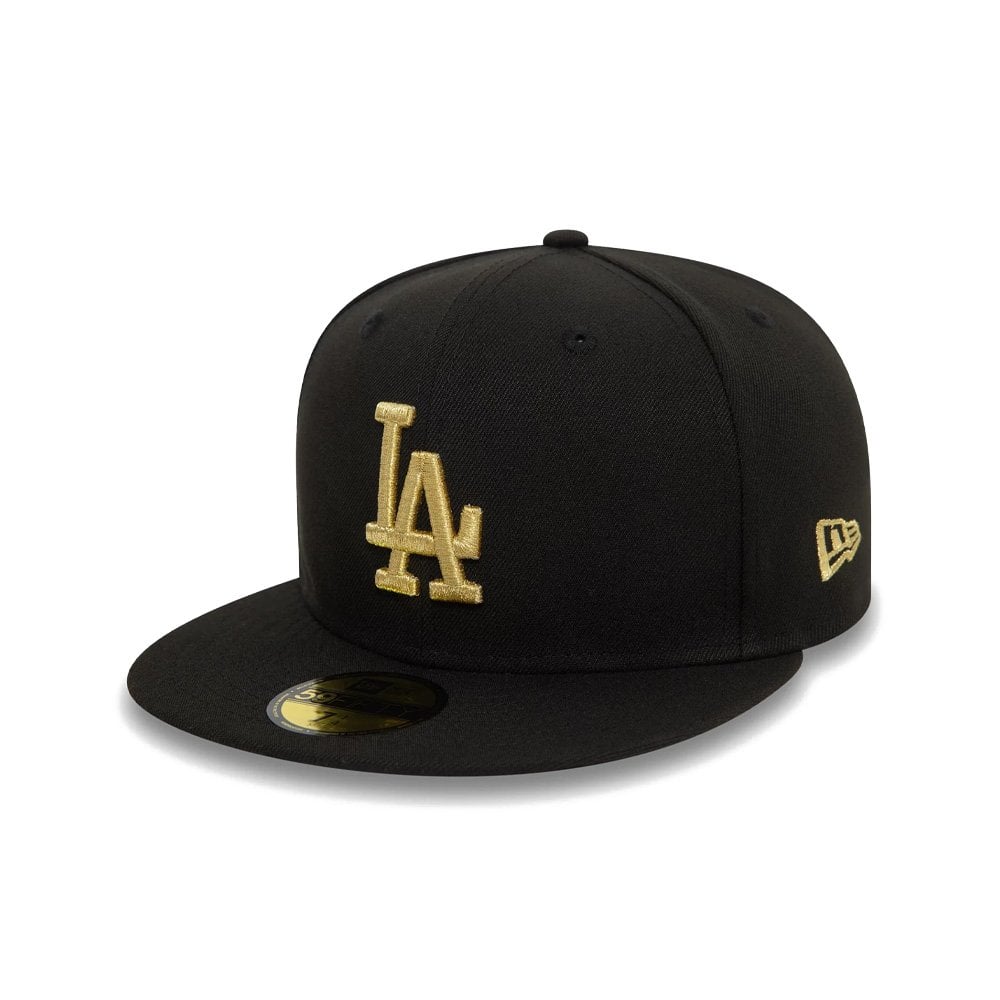 Cooperstown Metallic 59FIFTY Fitted Cap - Blk/Gold La