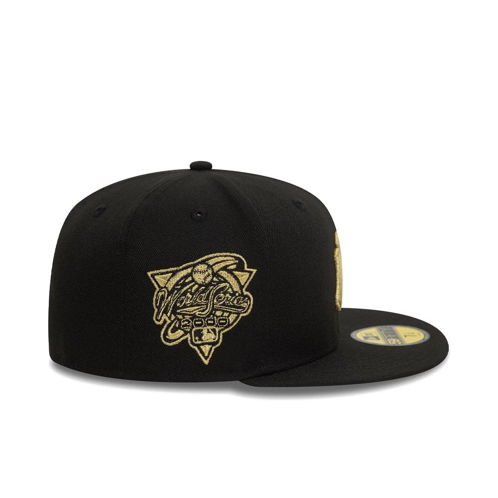 Cooperstown Metallic 59FIFTY Fitted Cap - Blk/Gold Ny