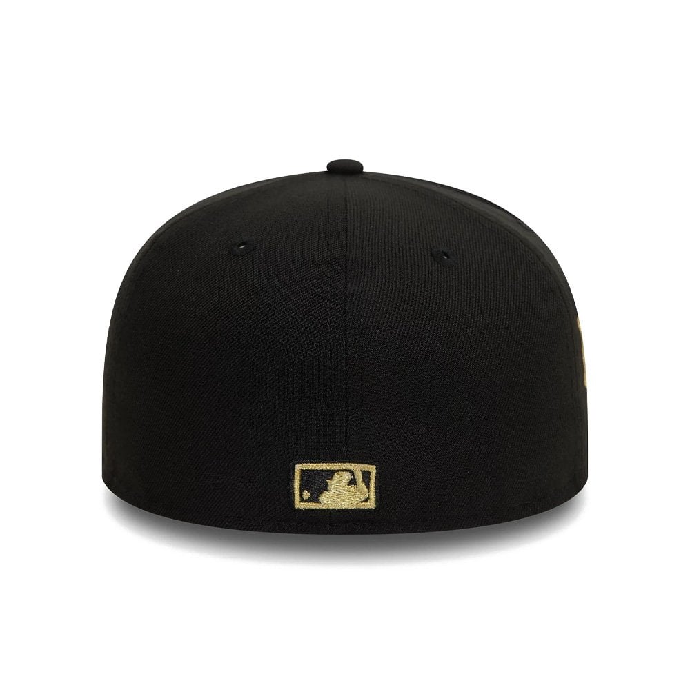 Cooperstown Metallic 59FIFTY Fitted Cap - Blk/Gold Ny