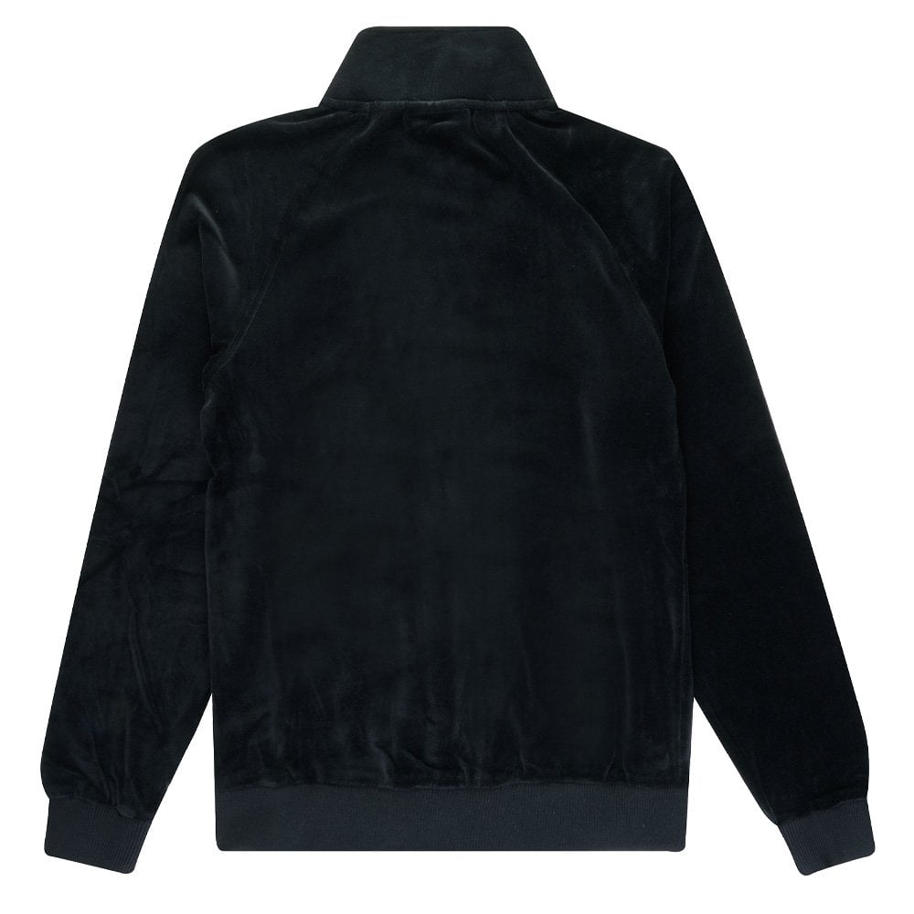 Court Velour Track Top - Black