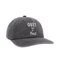Pigment Posse 6 Panel Snapback Cap - Black