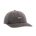 Pigment Lowercase 6 Panel Cap - Black