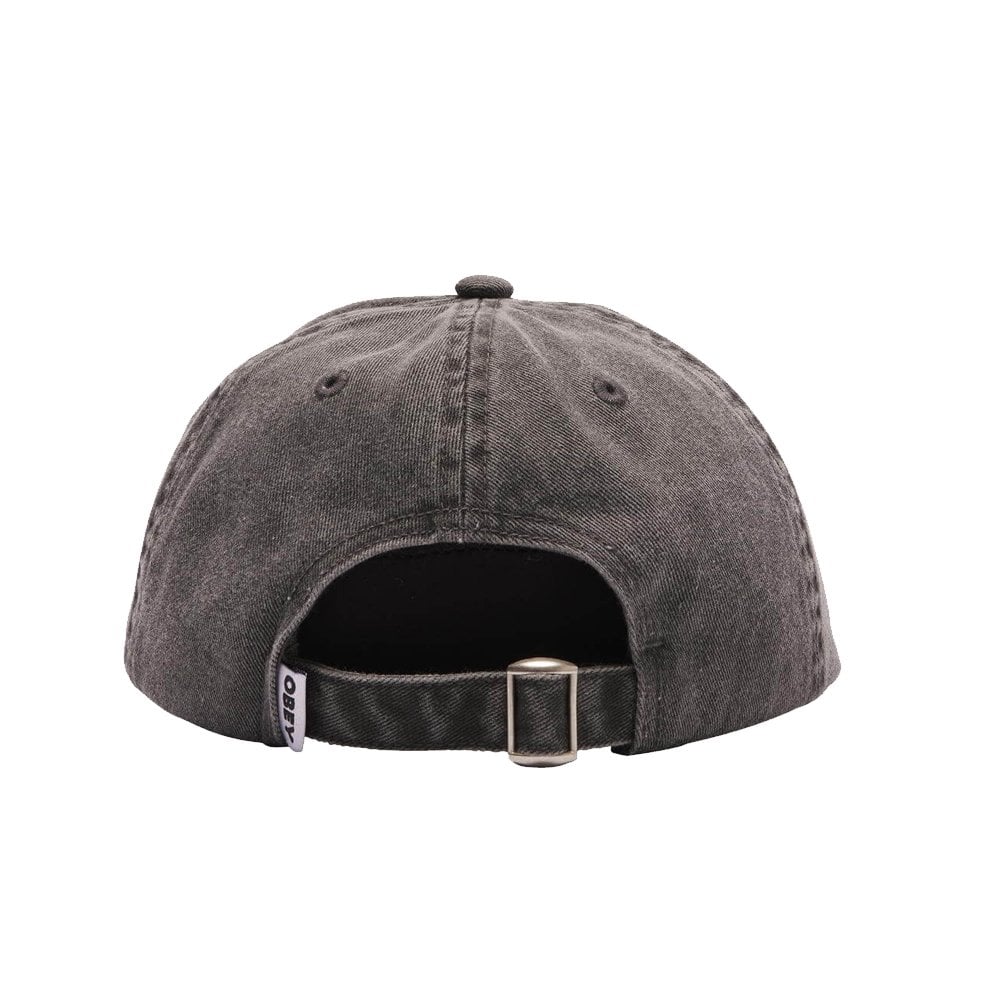 Pigment Lowercase 6 Panel Cap - Black