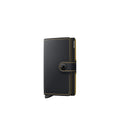 Mini Wallet Matte - Black/Ochre