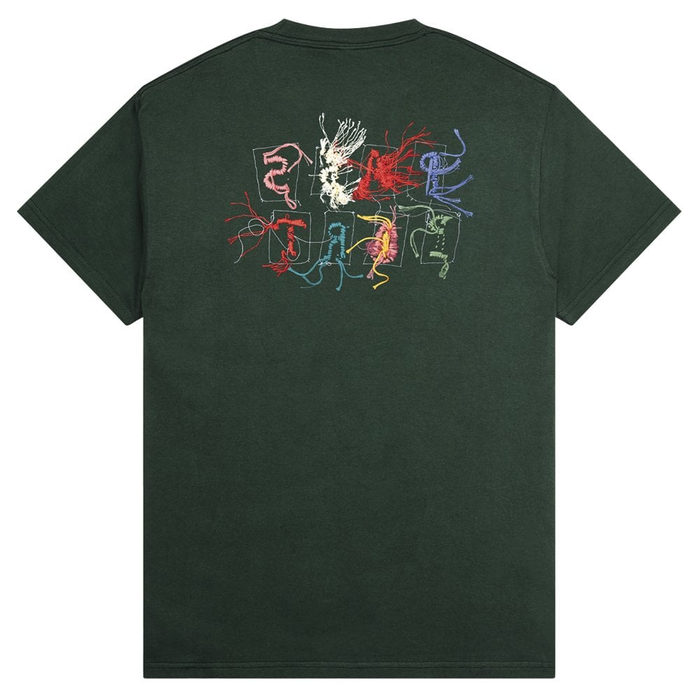 Patchwork T-Shirt - Forest Green