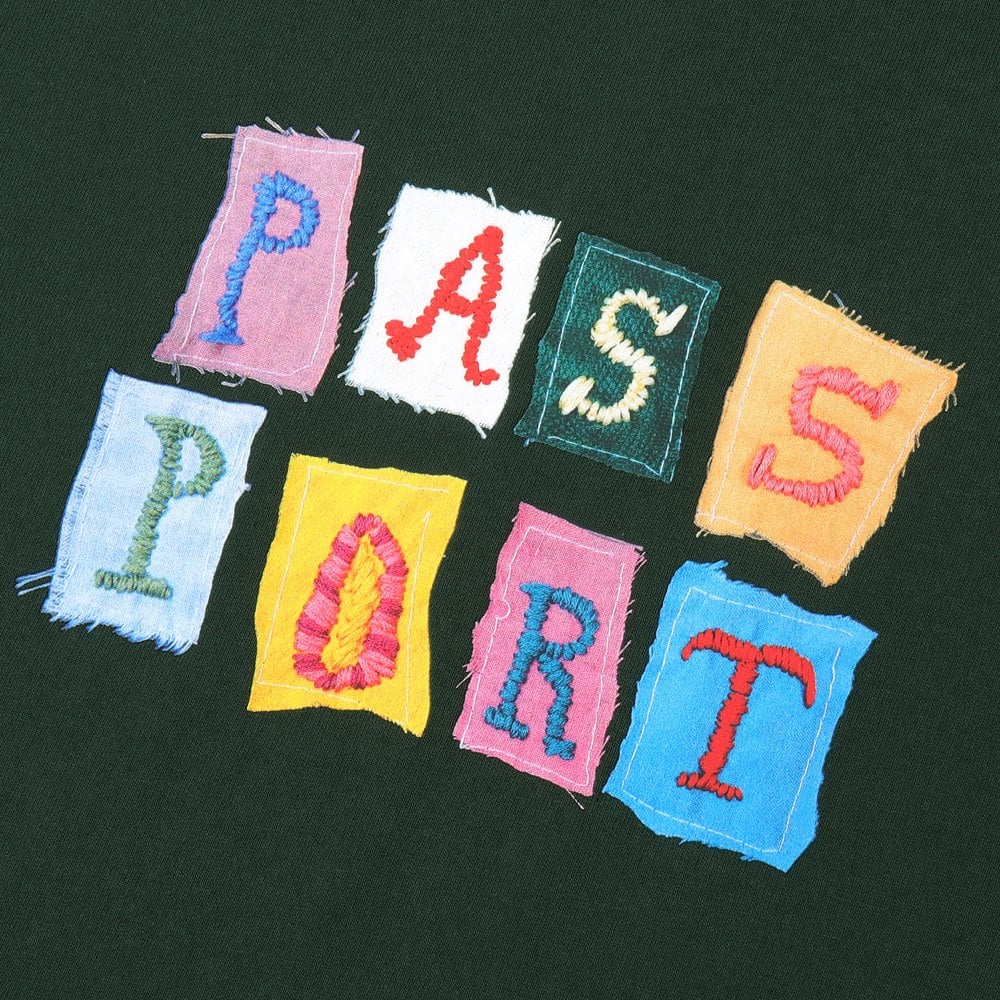 Patchwork T-Shirt - Forest Green