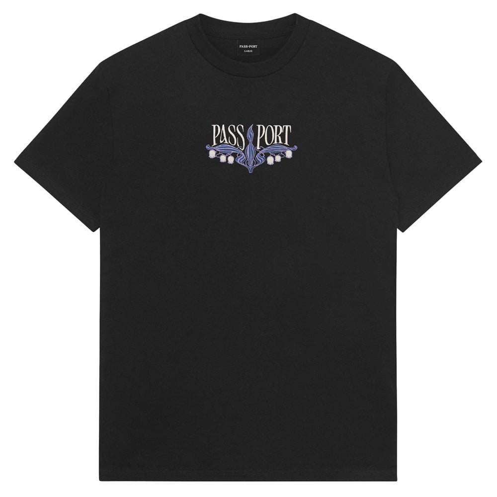Lily Of The Valley T-Shirt - Black