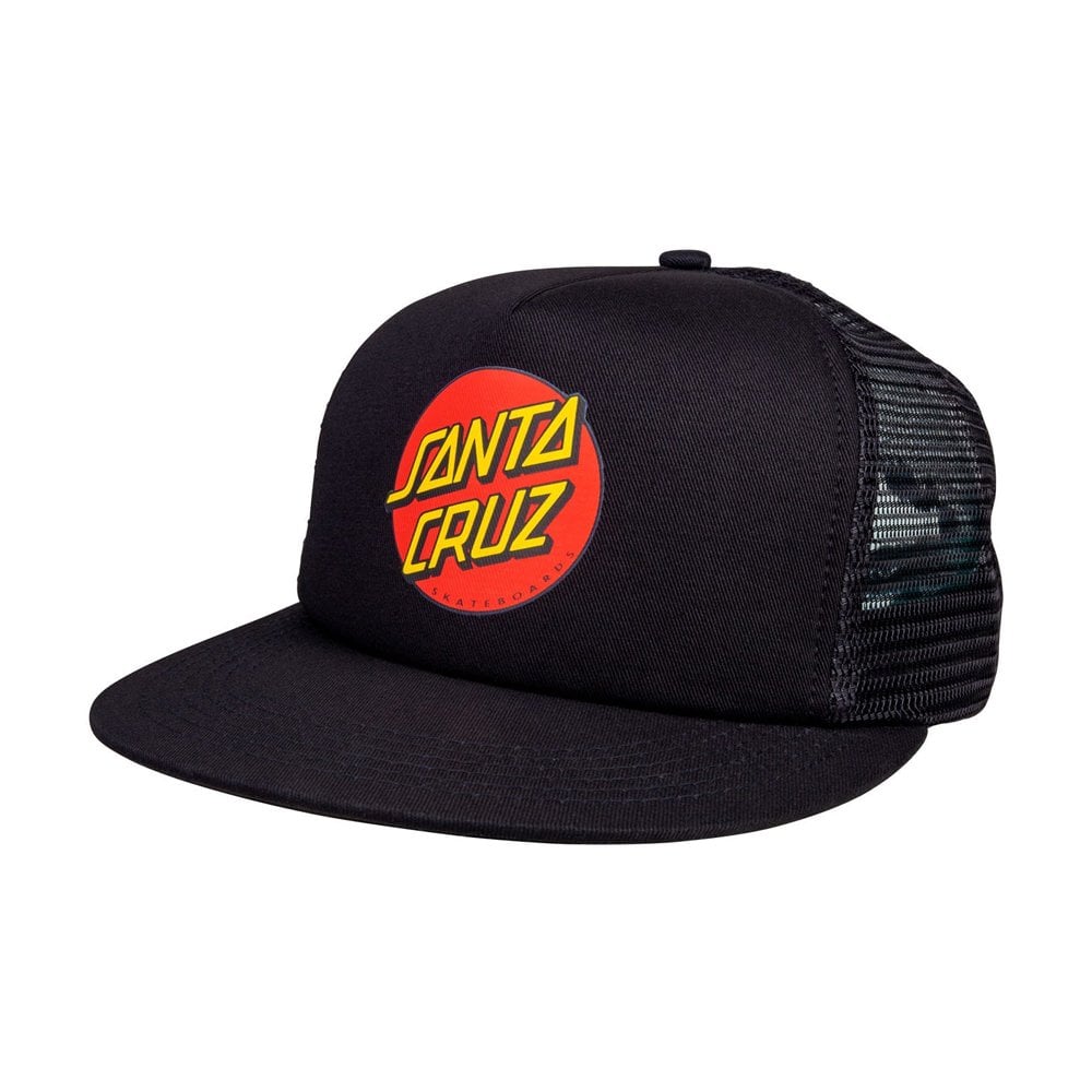 Dot Mesh Cap - Black/Black