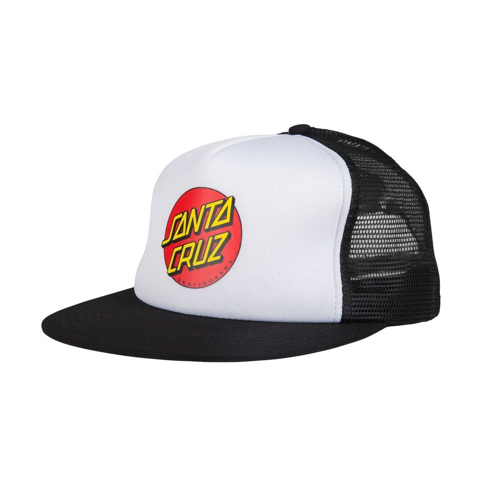 Dot Mesh Cap - White/Black