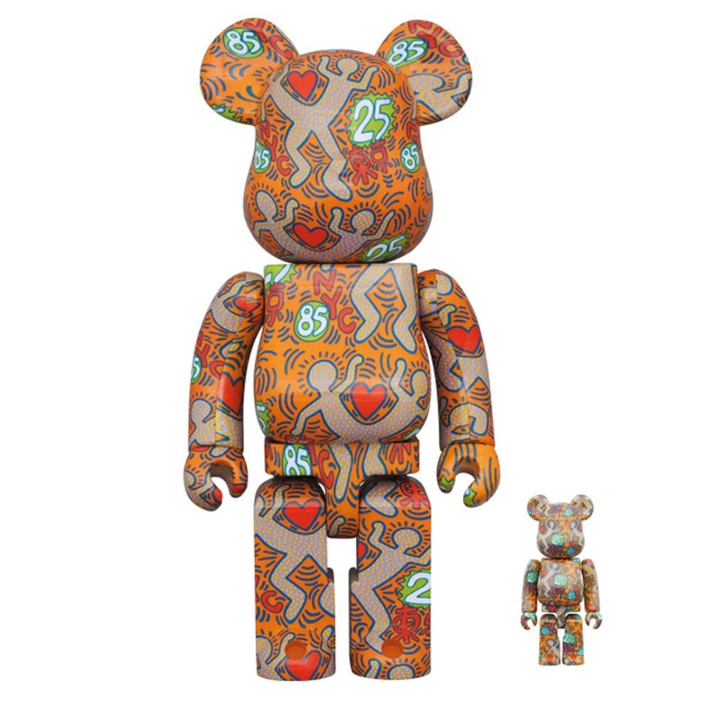 400% + 100% Be@rbrick Keith Haring Special BWWT - Haring Spcl