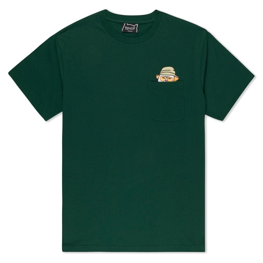 Nermal S Thompson Pocket T-Shirt - Hunter Green
