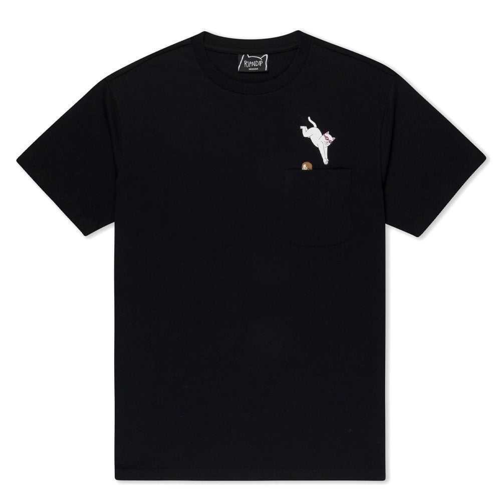 Jumpin In Pocket T-Shirt - Black