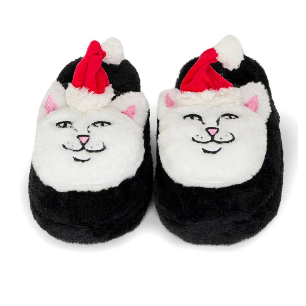 Lord Santa Fuzzy House Slippers - Multi