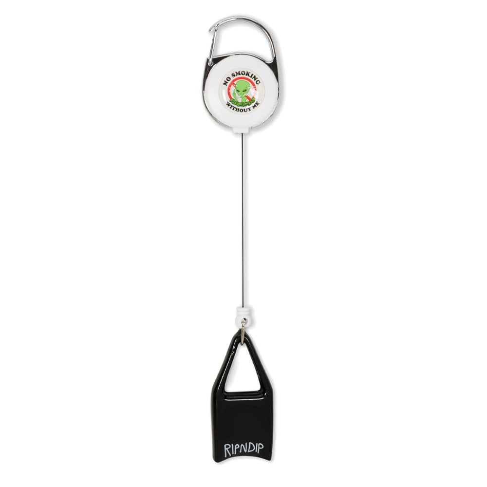 Out Here Lighter Leash Keychain - Silver