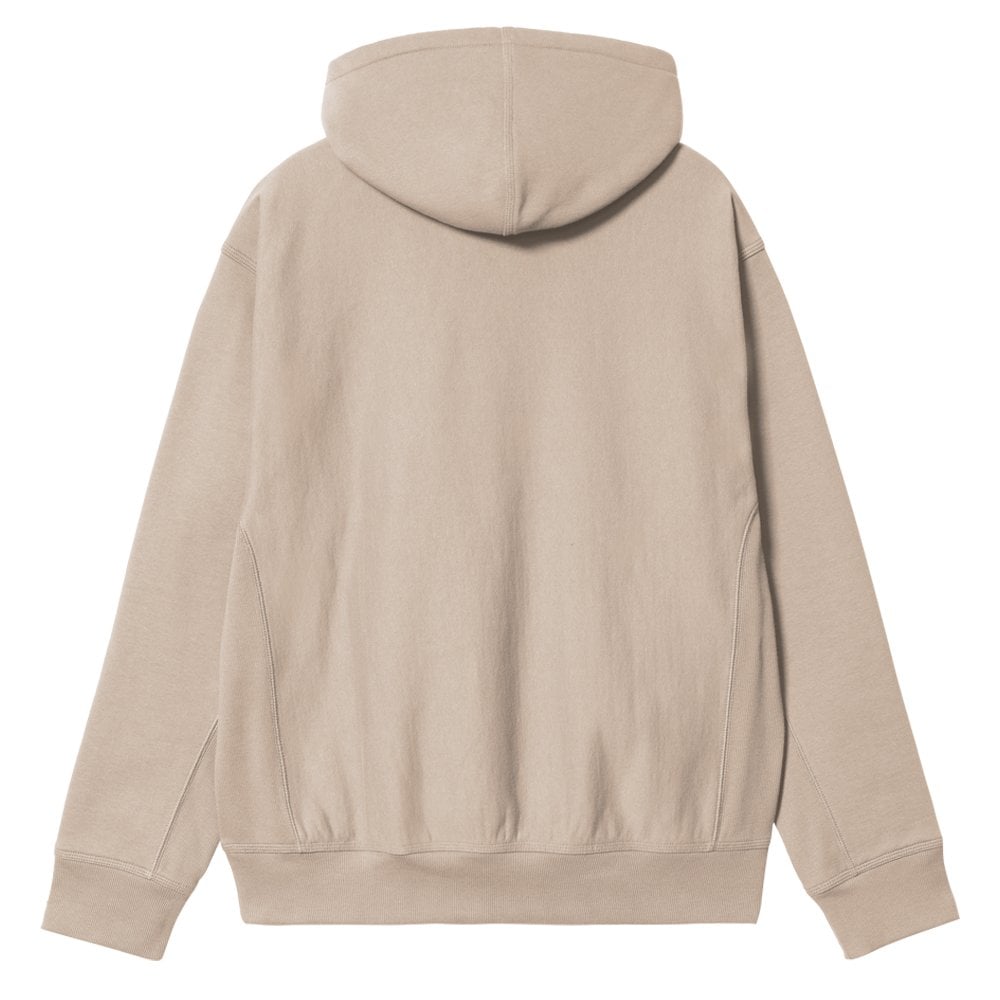 Hooded American Script Sweatshirt - Fleur De Sel