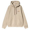 Hooded American Script Jacket - Fleur De Sel