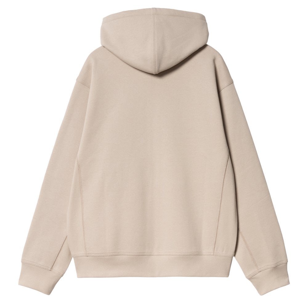 Hooded American Script Jacket - Fleur De Sel