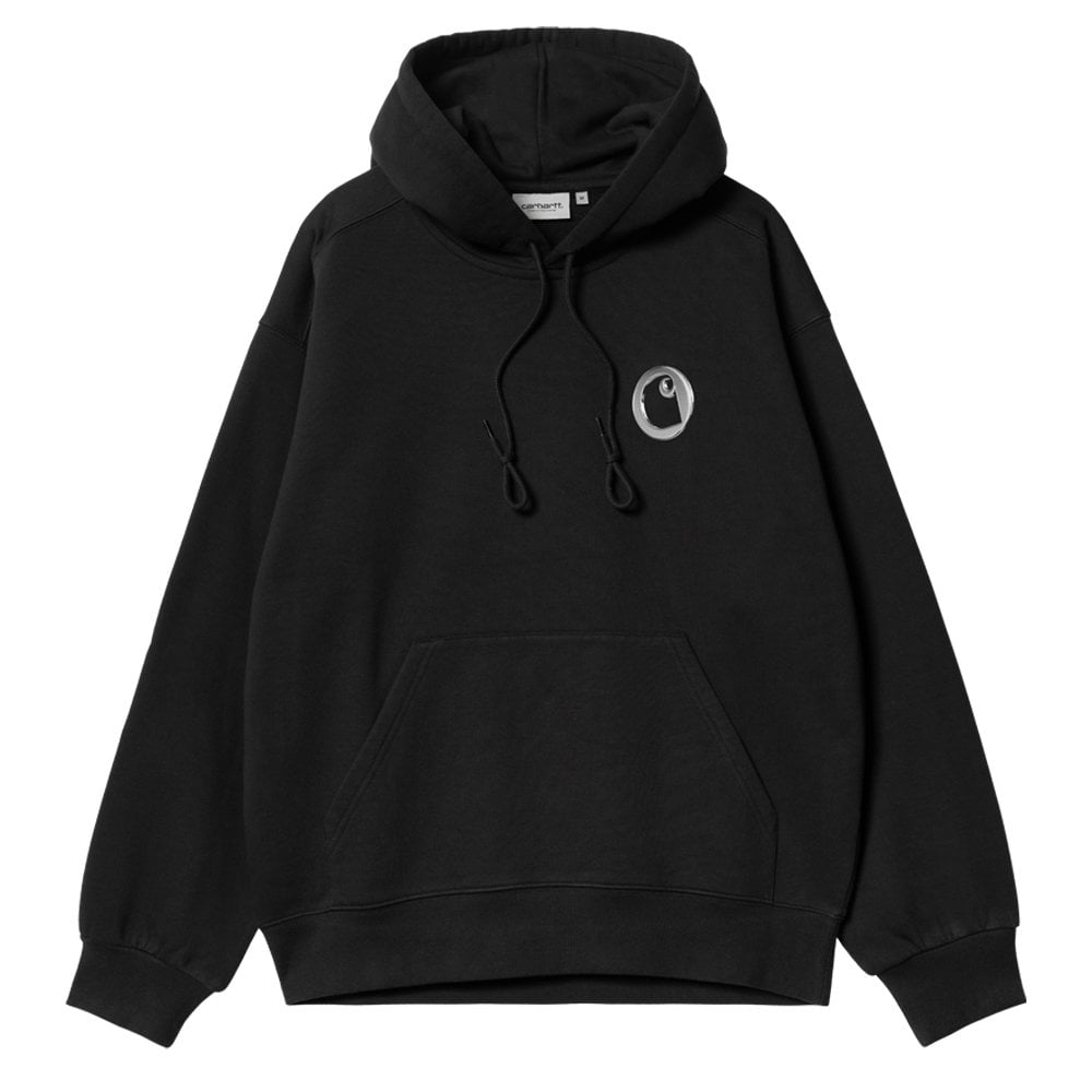 Hooded Charm Link Sweat - Black/Silver