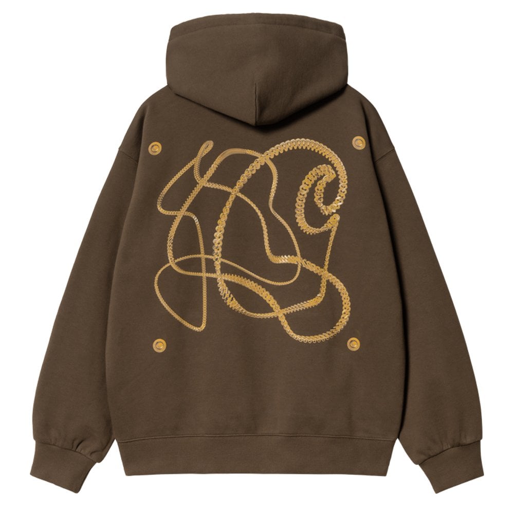 Hooded Charm Link Sweat - Liberica/Gld