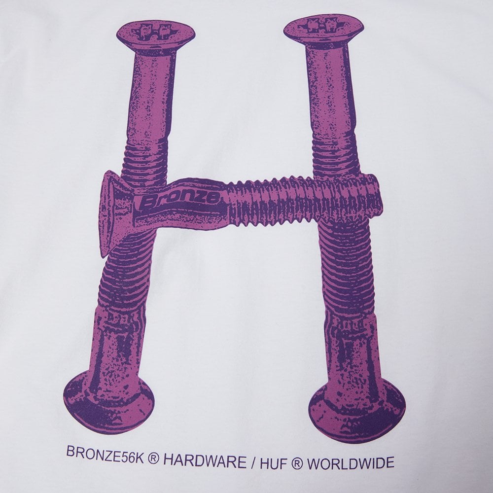 H Bolts Triple Triangle T-Shirt - White