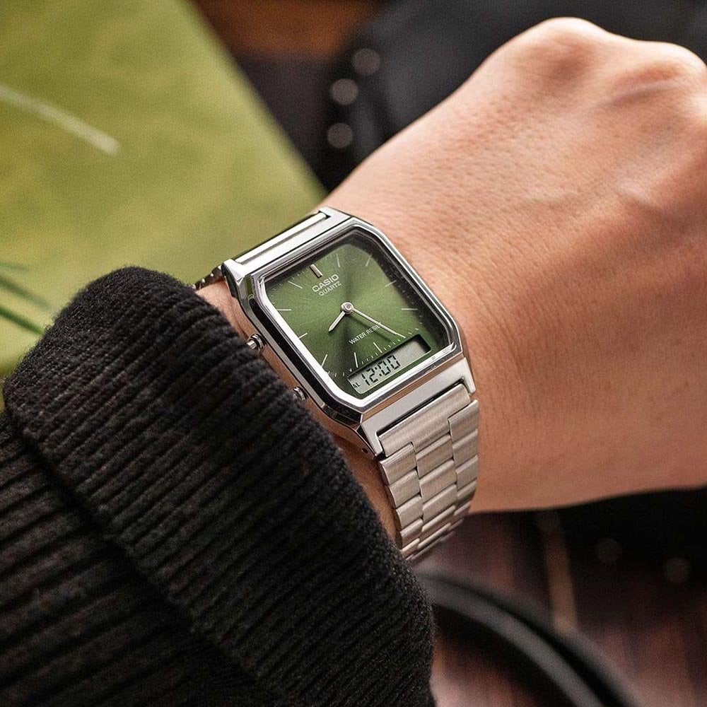 AQ-230A-3AMQYES - Silver Green