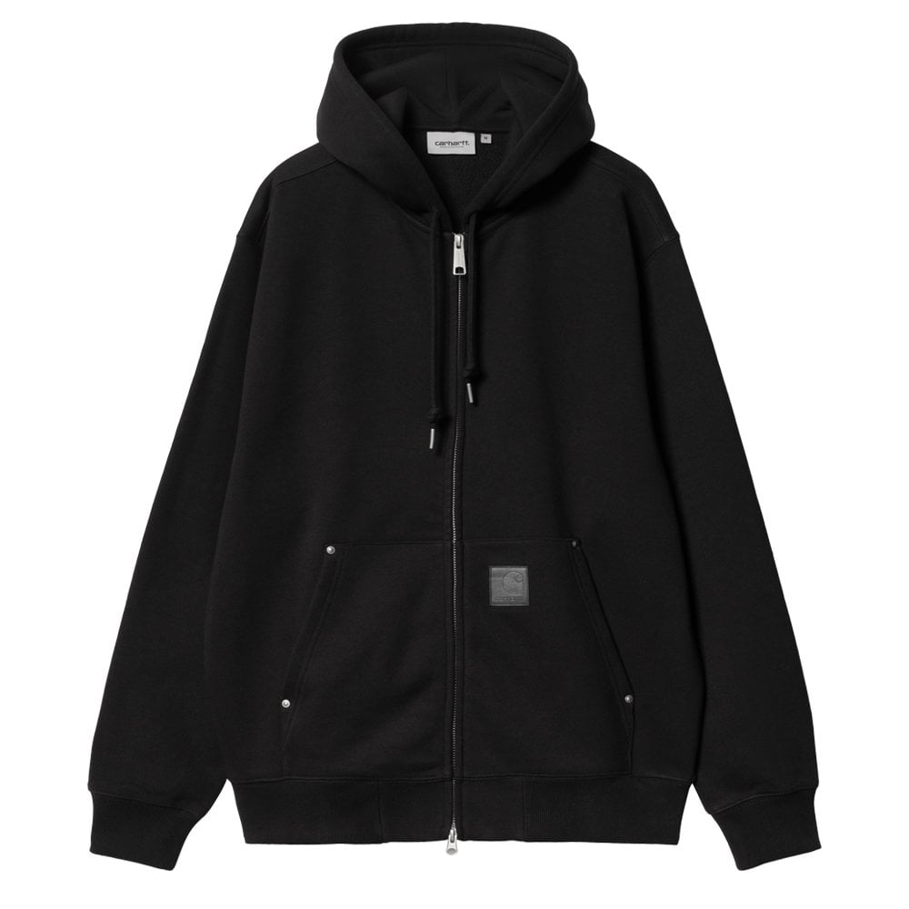 Hooded Eldon Sweat Jacket - Black