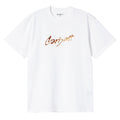 Drip Script T-Shirt - White