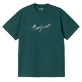 Drip Script T-Shirt - Malachite