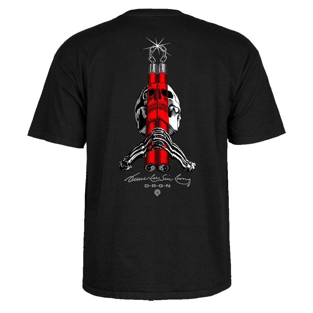 Skull & Nunchucks Bruce Lee Collab T-shirt - Black