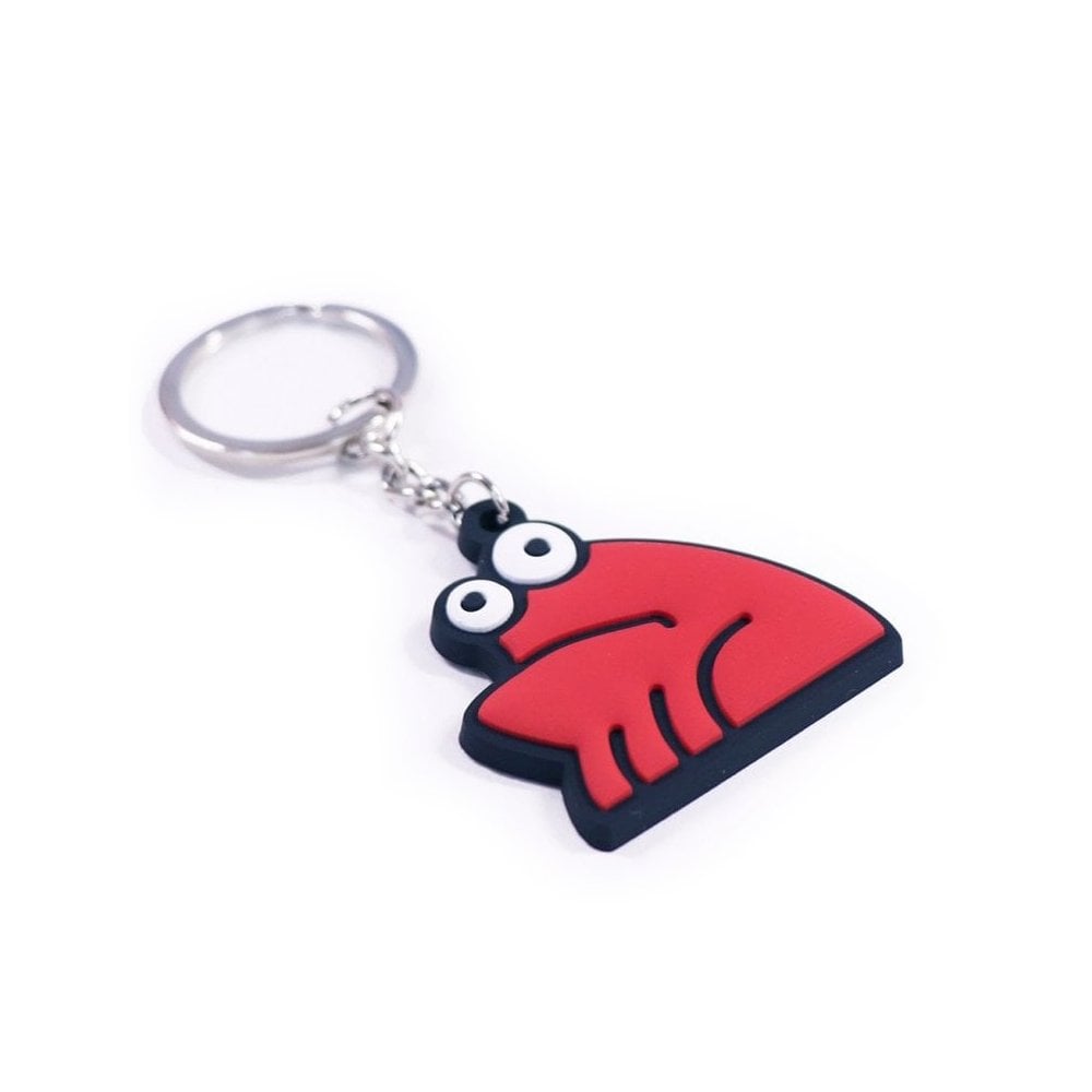 Rubber Keyring - Red