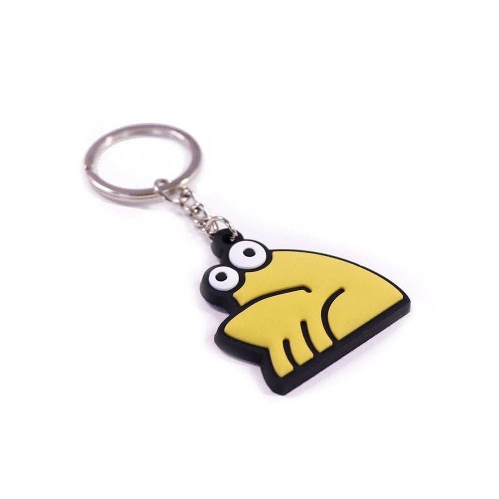 Rubber Keyring - Yellow