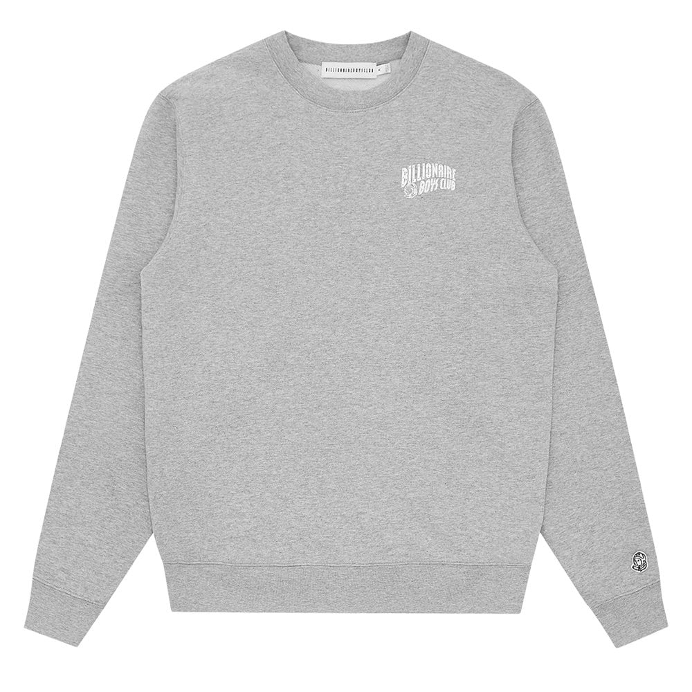 Small Arch Logo Crewneck Sweatshirt - Heather Grey