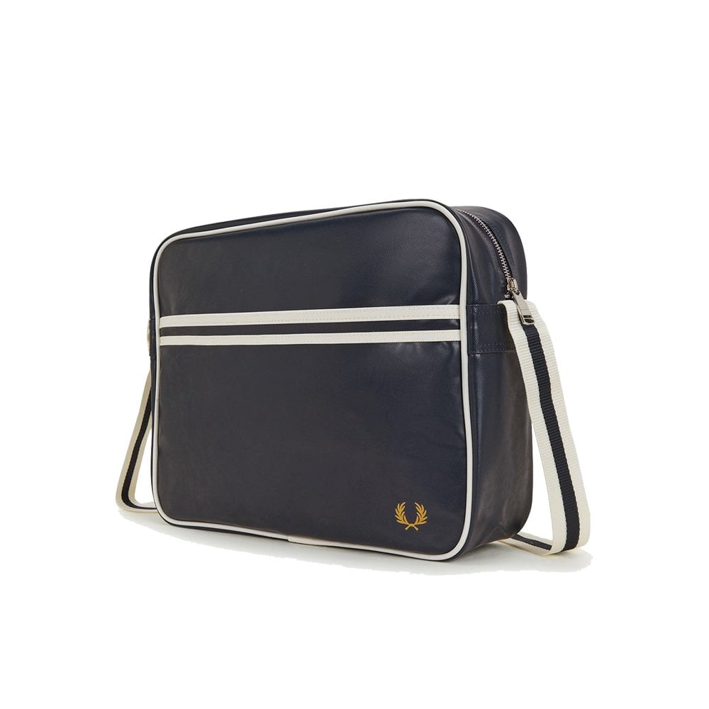 Classic Shoulder Bag - Navy/Ecru