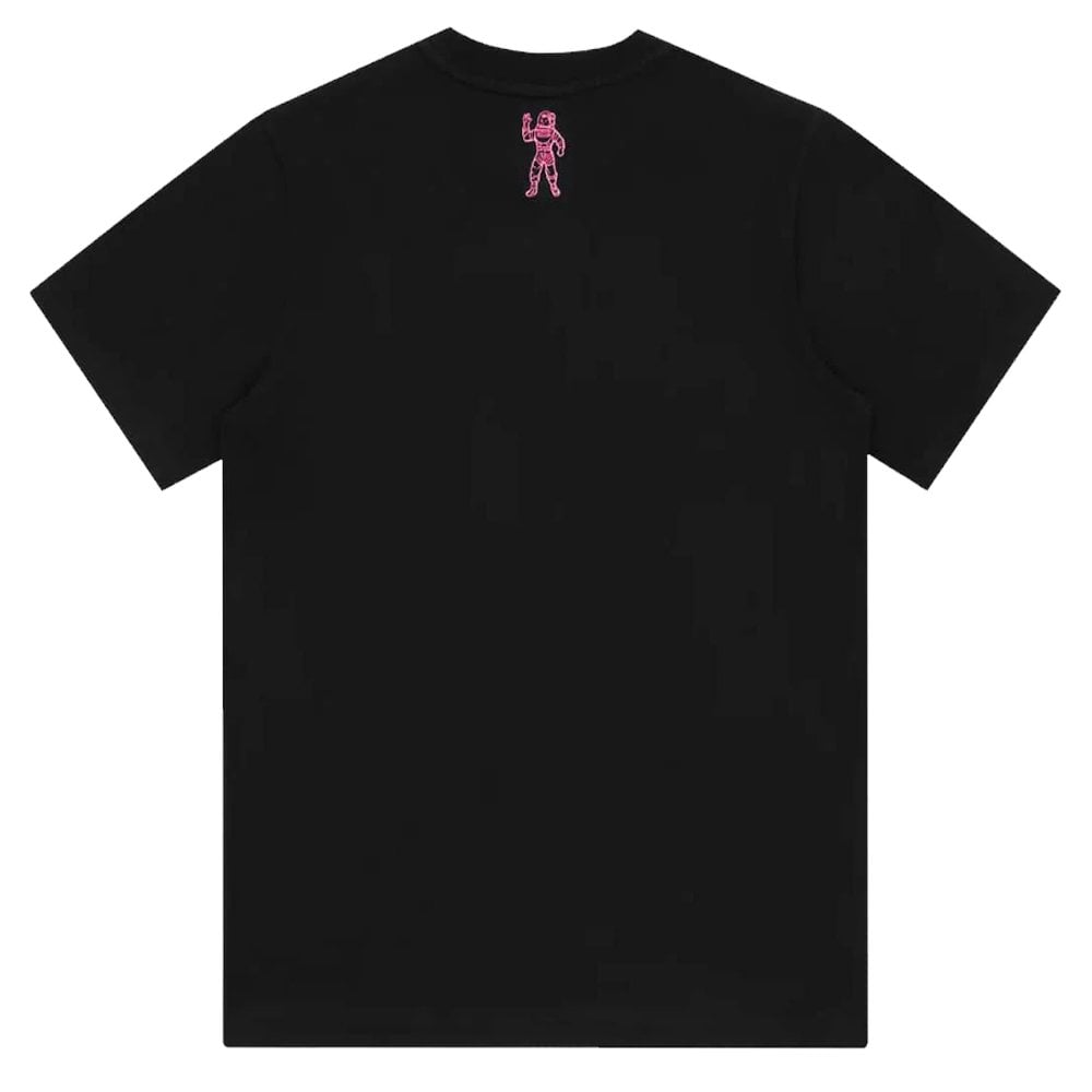 Small Arch Highlight Logo T-Shirt  - Black/Pink