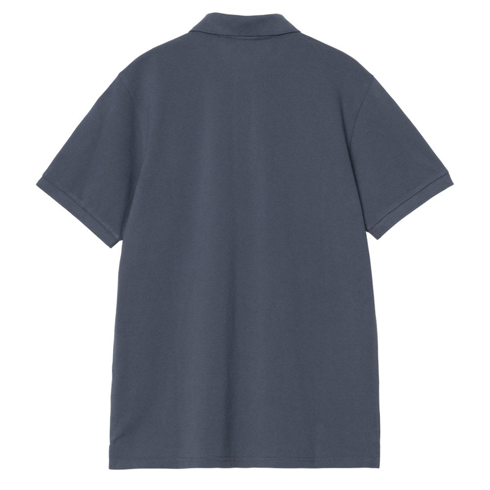 Chase Pique Polo Shirt - Dusky Blue