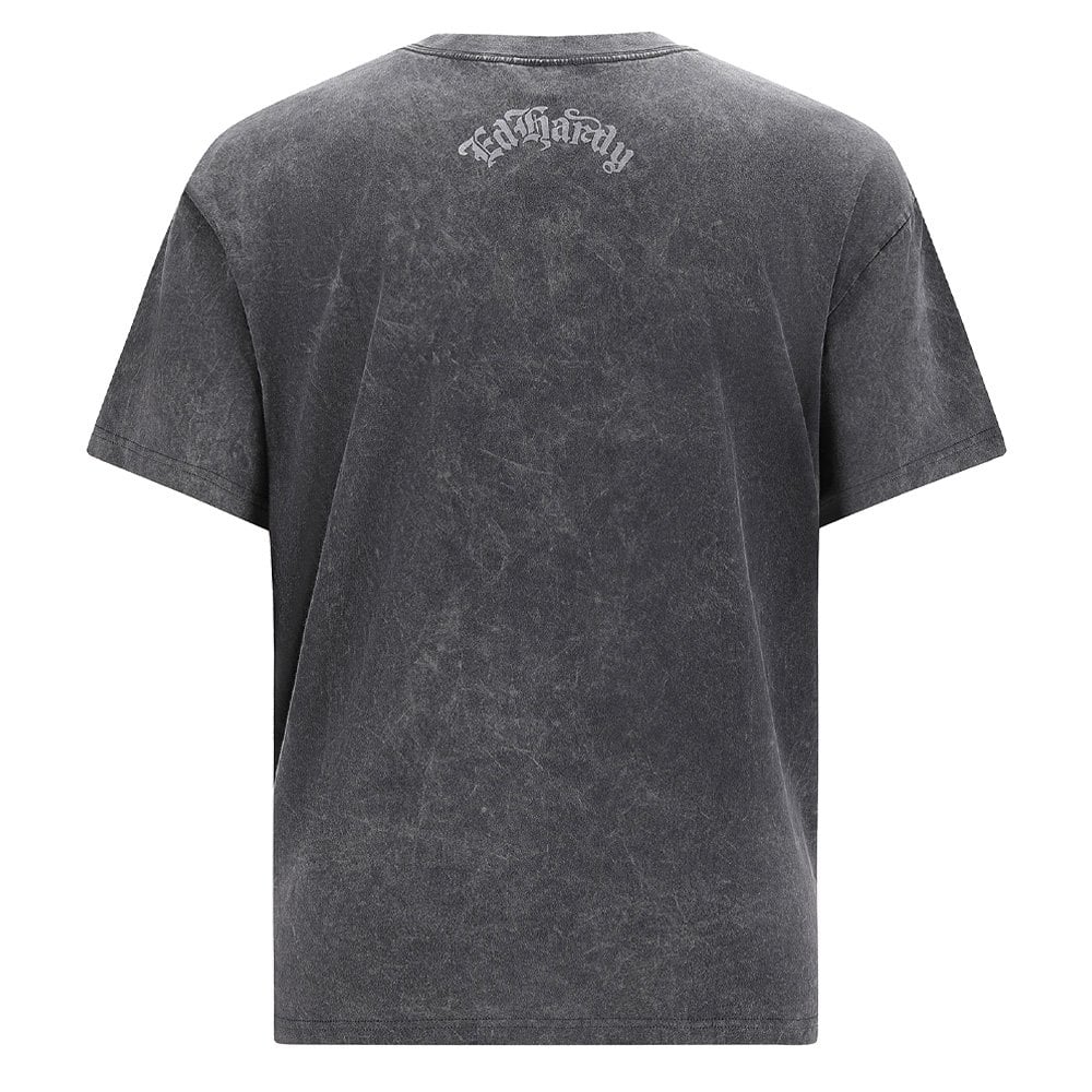Skull Out Of Hell Relaxed T-Shirt - Charcoal