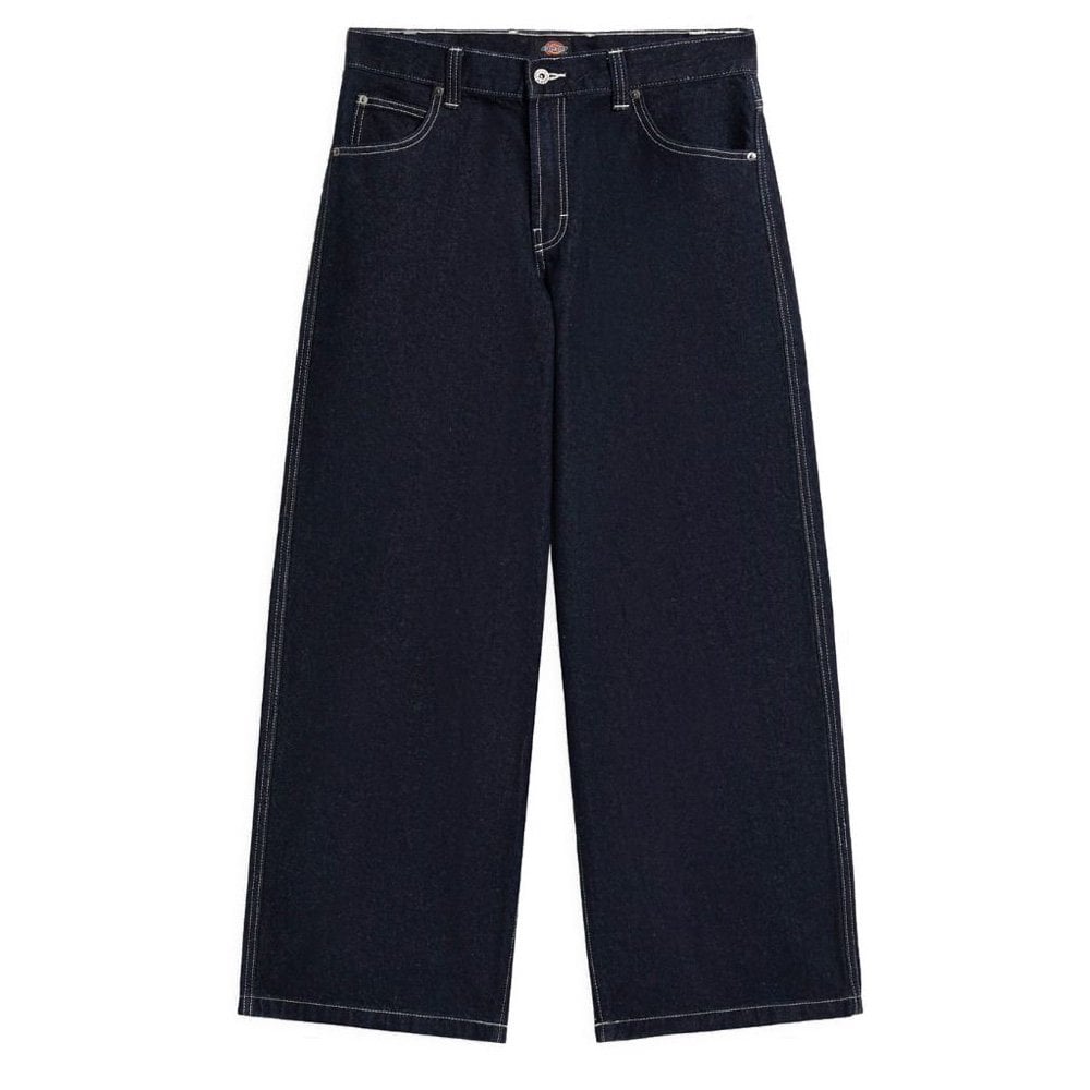 Loose Wave Denim Jeans - Rinsed