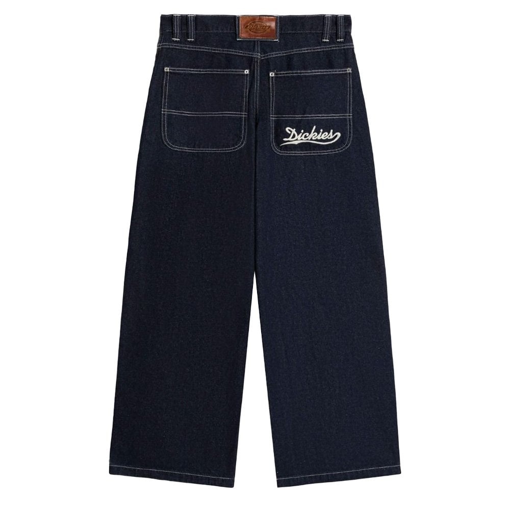 Loose Wave Denim Jeans - Rinsed