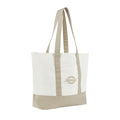 Logo Canvas Tote Bag - Egret