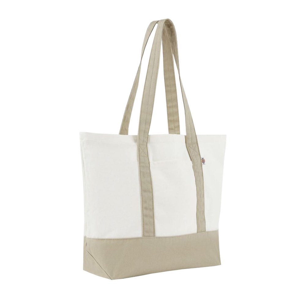 Logo Canvas Tote Bag - Egret