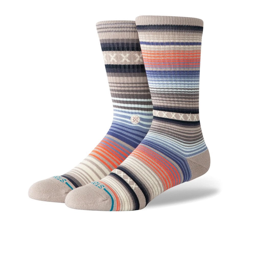 Curren Crew Socks - String Grey