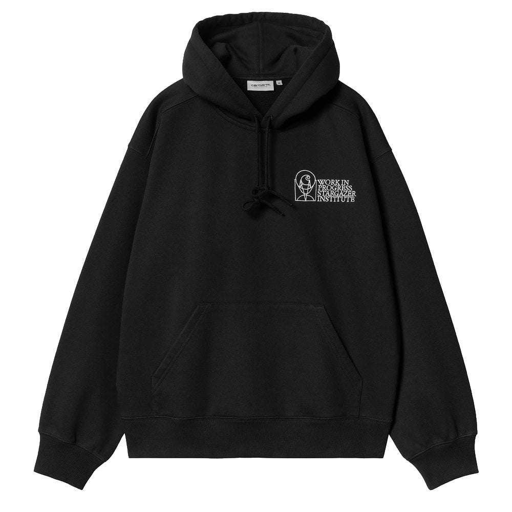 Hooded Stargazer Sweatshirt - Black/White