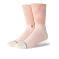 Icon Pop Crew Socks - Coral