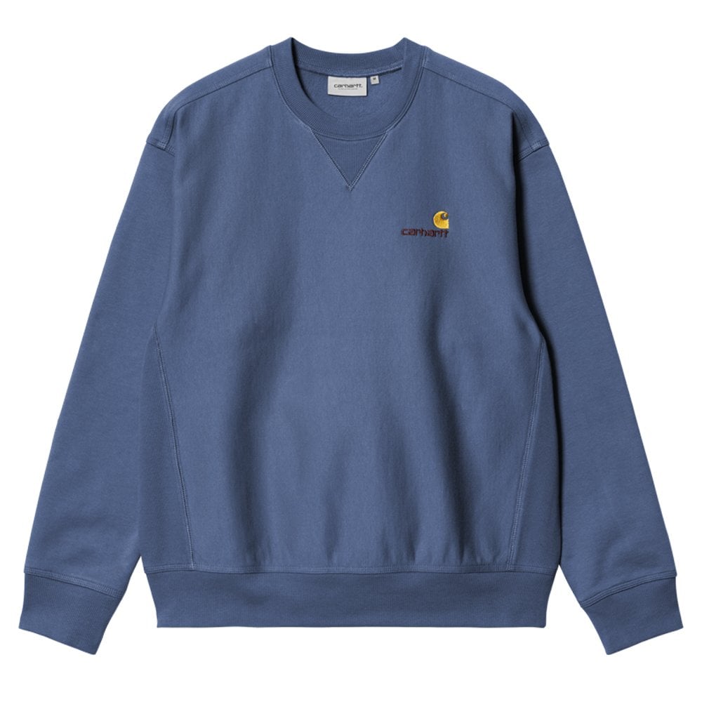 American Script Sweatshirt - Blue Iris